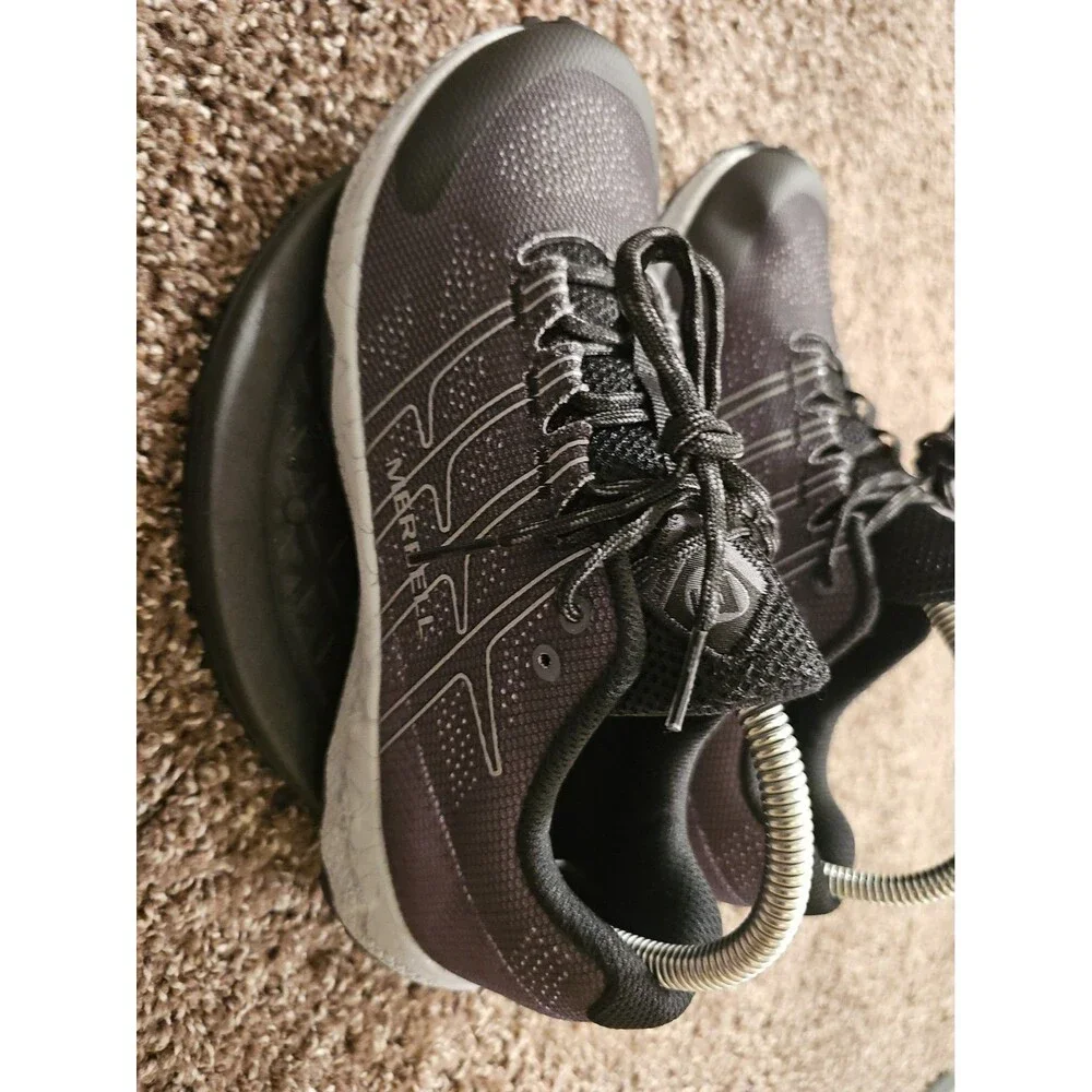 Merrell Nova 2 Junior Black Grey Trail Running Shoes MK265733 Size 6.5M